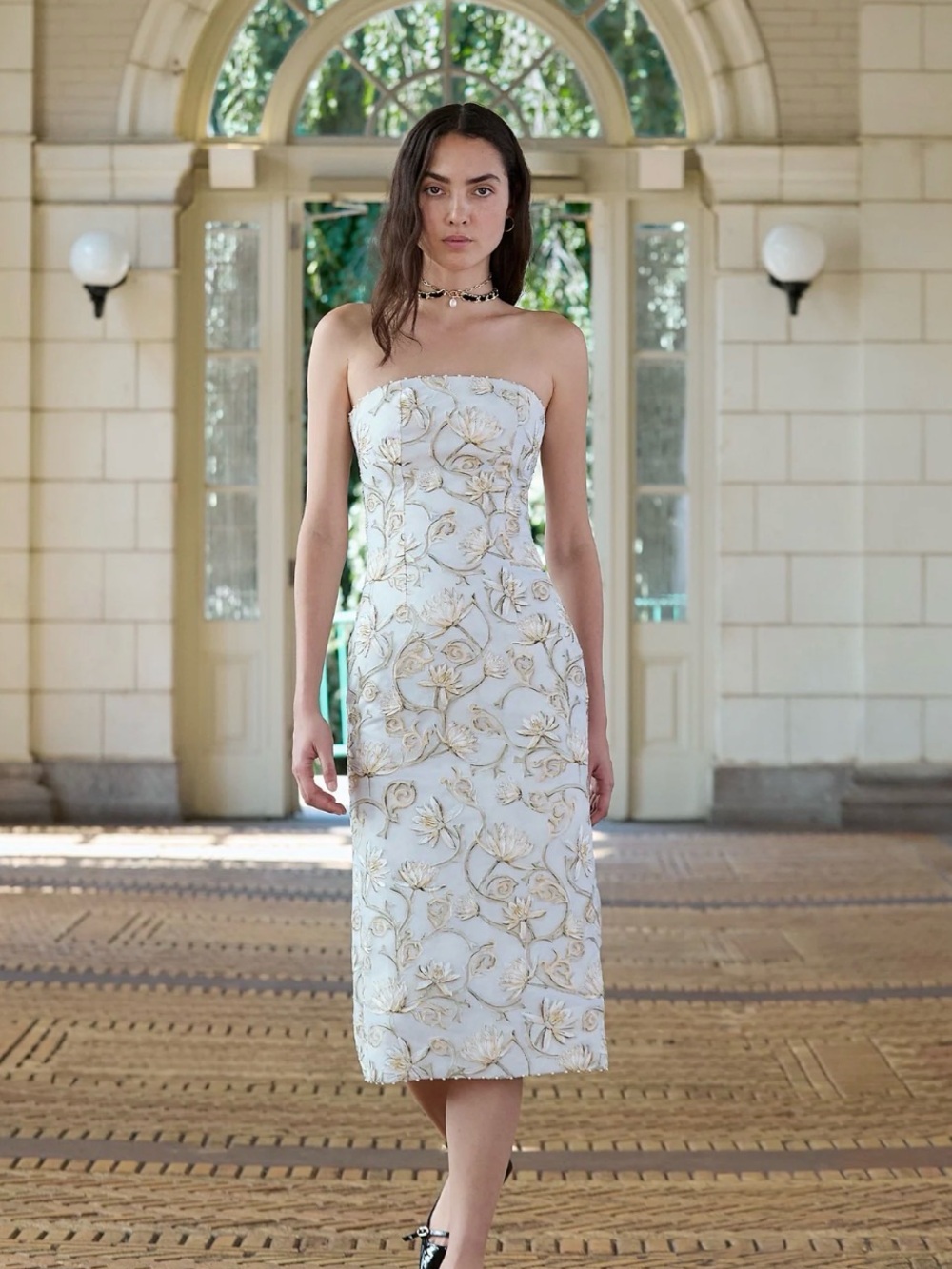 ARMONÍA SOLEDAD MIDI DRESS - Embroidered - NWT